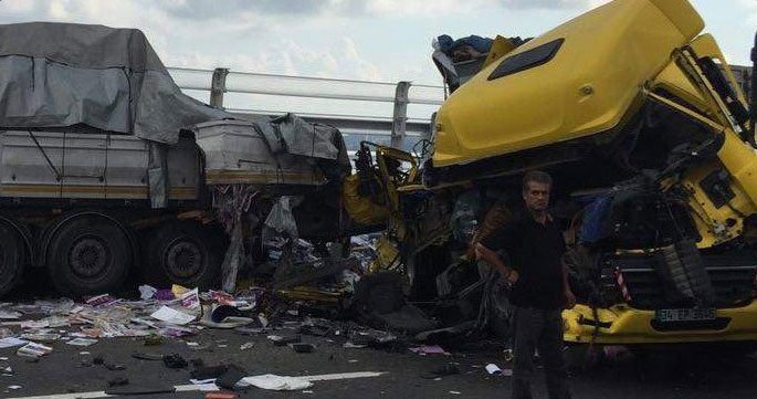 Yavuz Sultan Selim Köprüsü’nde ilk kaza