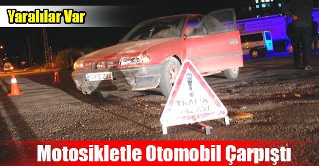 Adıyaman’da Motosikletle Otomobil Çarpıştı: 2 Yaralı