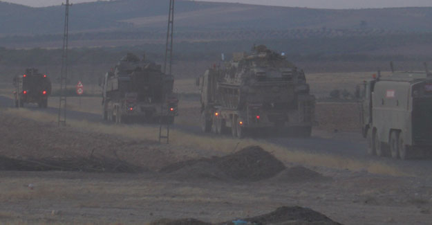 Cerablus Sınırına Tank ve Obüs Takviyesi