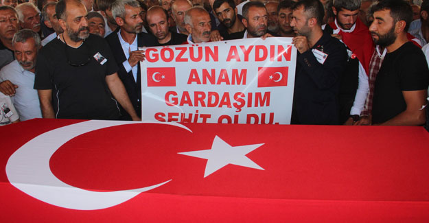 Elazığ Şehidini Son Yolculuğuna Uğurlandı