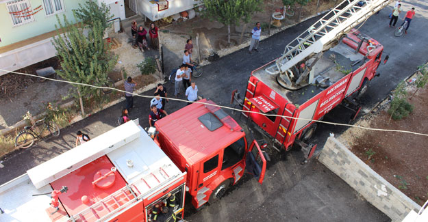 Adıyaman’da Çıkan Yangın Korkuttu
