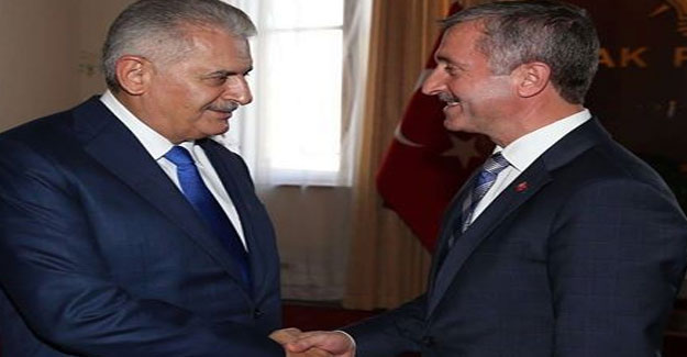 Tahmazoğlu Başbakan Binali Yıldırım ile bir araya geldi