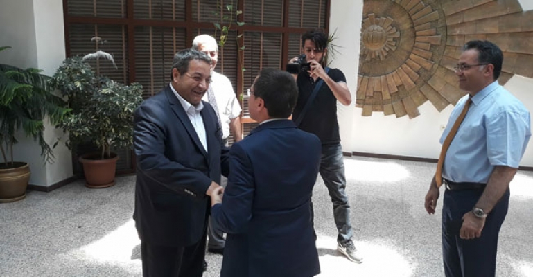 Fendoğlu'ndan, Rektör Kızılay'a Ziyaret