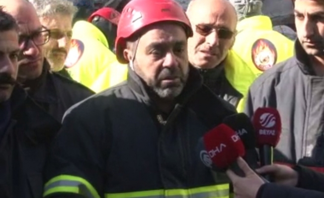 Kurtarma çalışmalarını anlatan itfaiye eri gözyaşlarını tutamadı