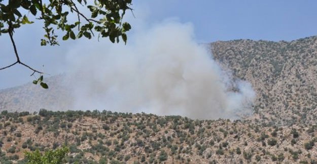 PKK Kamplarının Bombalanma Anı haberi