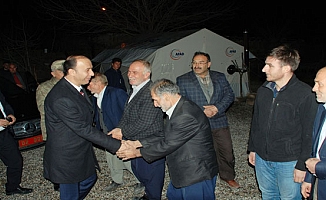 Vali Abdullah Erin, Samsat İlçesinde Sabahlıyor